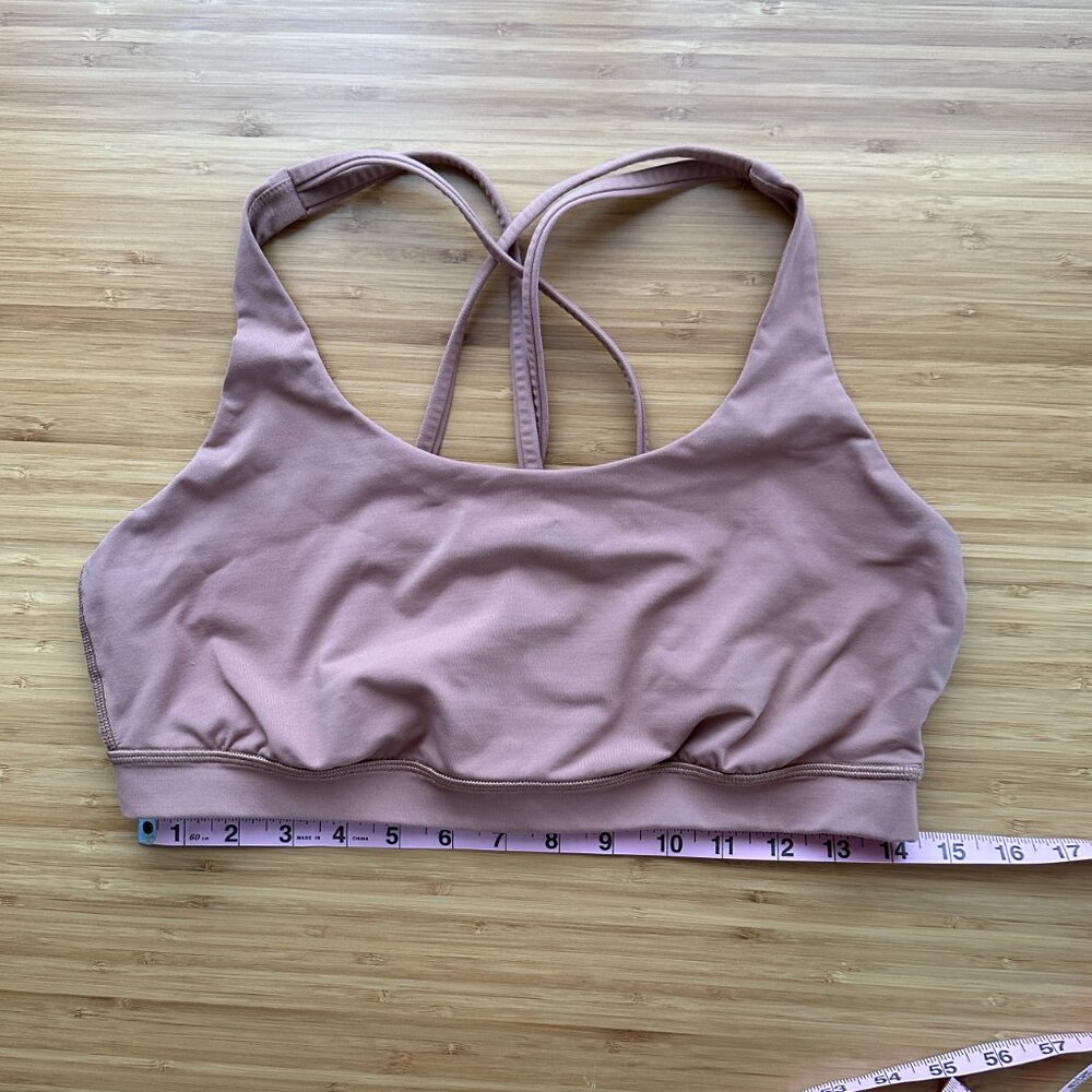 lululemon Energy Bra *Medium Support B-D bra EUC Dusty Clay 12 - Picture 15 of 16